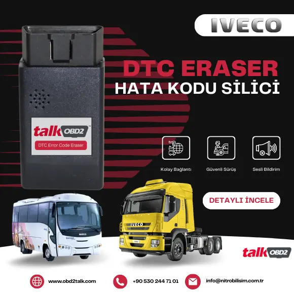 iveco araçlarda arıza kodu silme işlemi