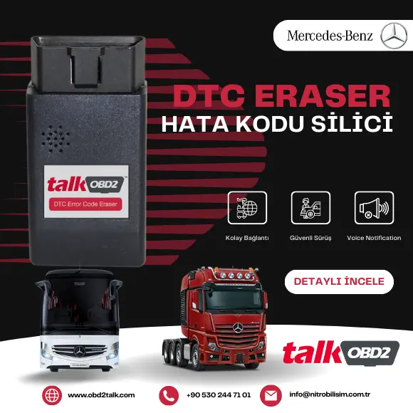 Mercedes Kamyon - Tır - Otobüs Arıza Kodu(DTC) Silici  resmi