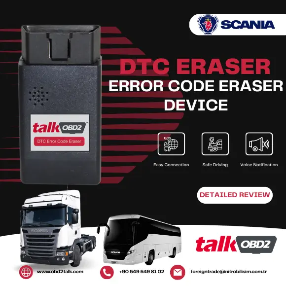 Scania ağır vasıta araçlarda arıza ikaz lambası 